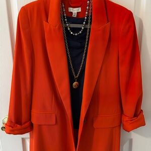 *SOLD* Topshop Women's Orange Blazer